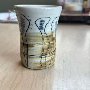 Vintage Signed Pottery Vase